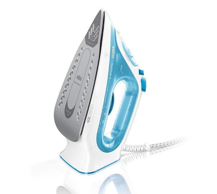 Braun TexStyle 3 Steam Iron SI 3053 Blue Semelle en céramique 2400 W Bleu - vue 2