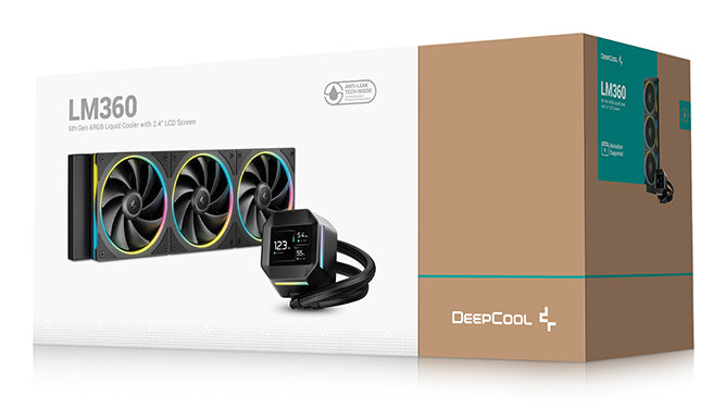 Deepcool LM360 Vandkøler 1-pack Sort 120 mm