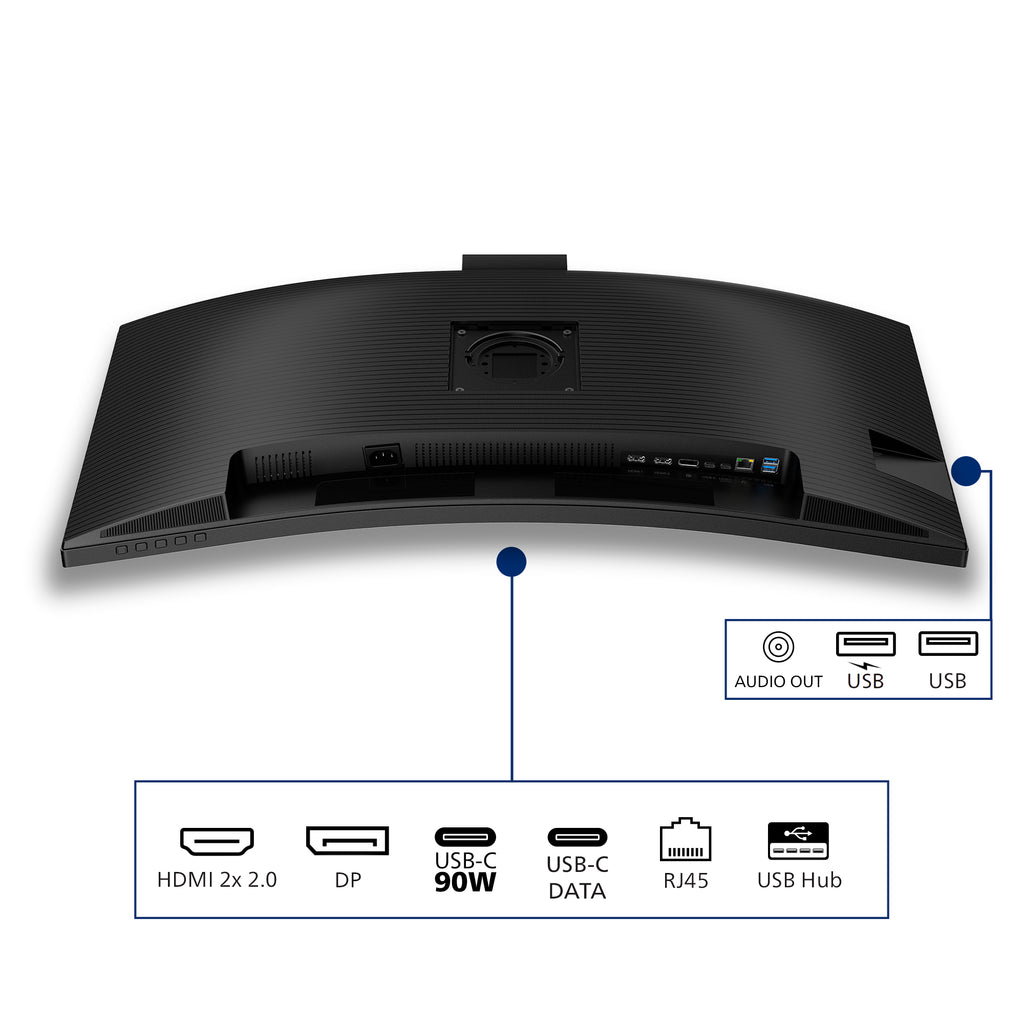 Philips 3000 series 34B2U3600CH/00 écran plat de PC 86,4 cm (34") 3440 x 1440 pixels Wide Quad HD LCD Noir