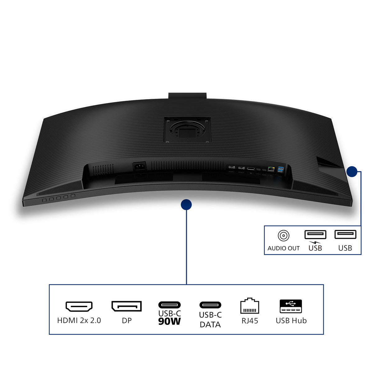 Philips 3000 series 34B2U3600CH/00 écran plat de PC 86,4 cm (34") 3440 x 1440 pixels Wide Quad HD LCD Noir