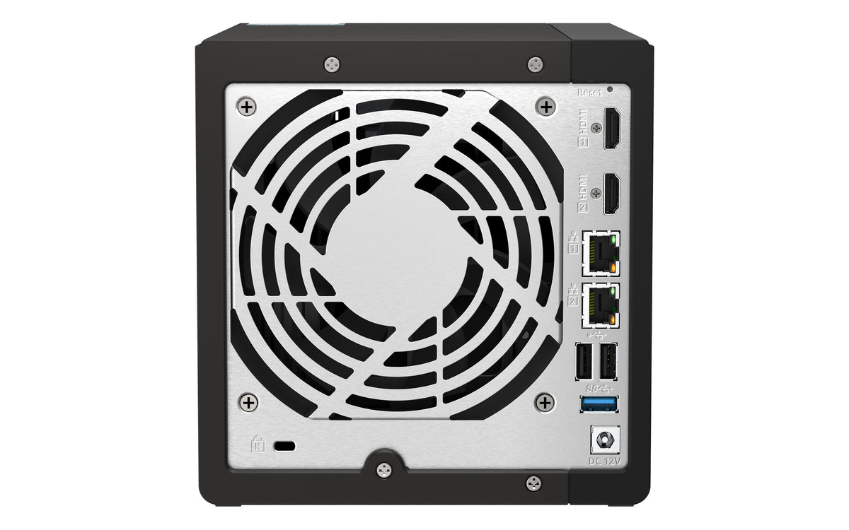 QNAP TS-453E NAS Tower Intel® Celeron® J6412 8 Go 0 To QNAP QTS Noir