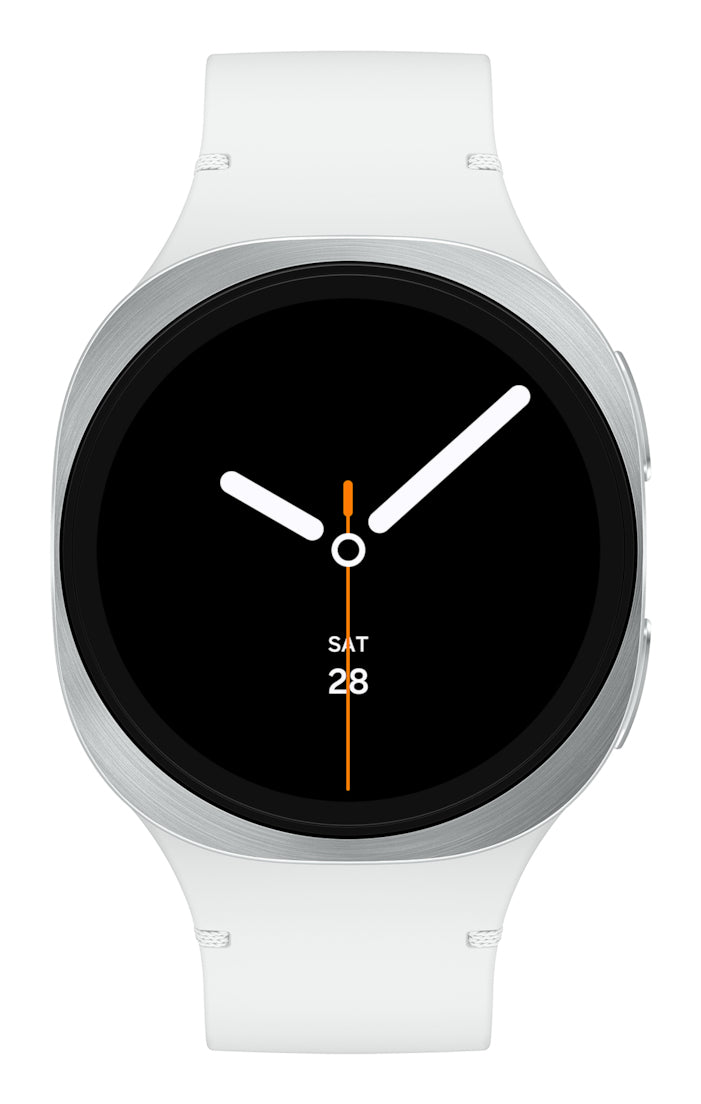 Samsung Samsung SM-L325FZSAEUB smartwatche et montre de sport 3,3 cm (1.3") AMOLED 40 mm Numérique 438 x 438 pixels Écran tactile 4G Argent Wifi GPS (satellite)