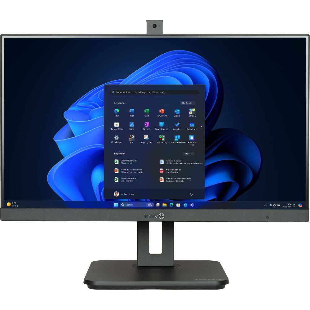 PC Tout-en-Un Station de Travail Intel Core i5-14500, 23.8" Full HD, 16 Go DDR5, 1 To SSD, Windows 11 Pro, Noir