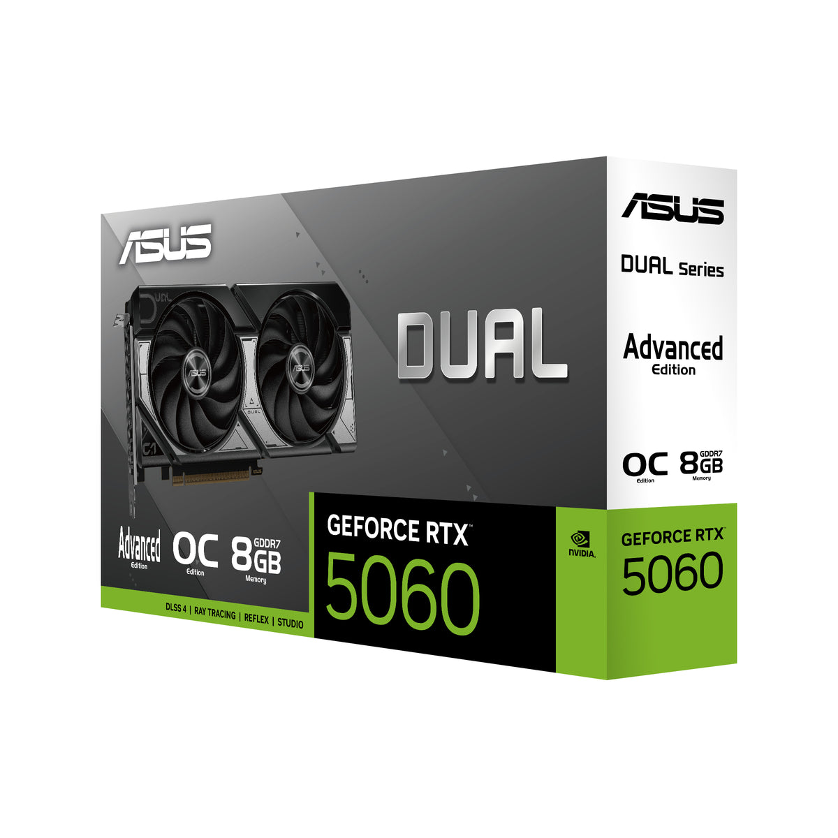 ASUS Dual -RTX5060-O8G-A NVIDIA GeForce RTX 5060 8 Go GDDR7