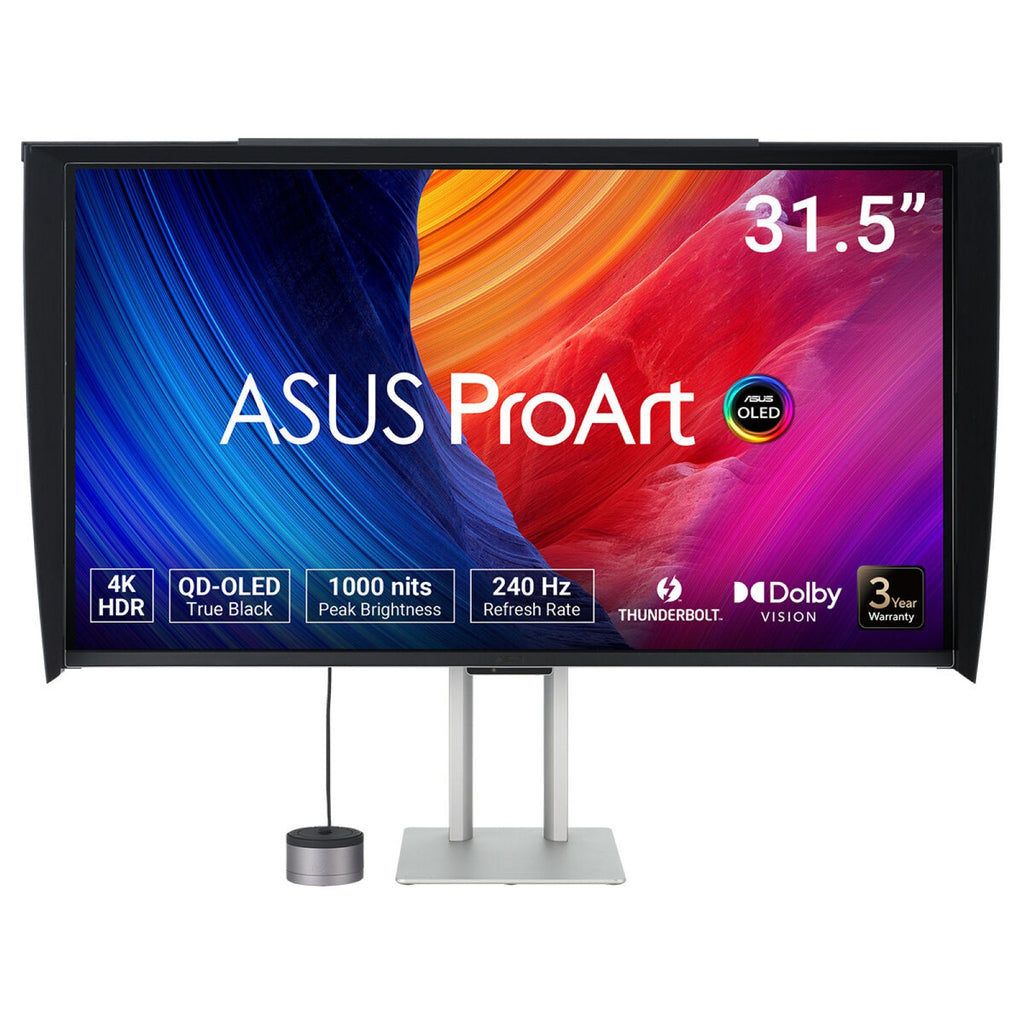 ASUS ProArt OLED PA32UCDMR-K écran plat de PC 80 cm (31.5") 3840 x 2160 pixels 4K Ultra HD QD-OLED Noir, Argent