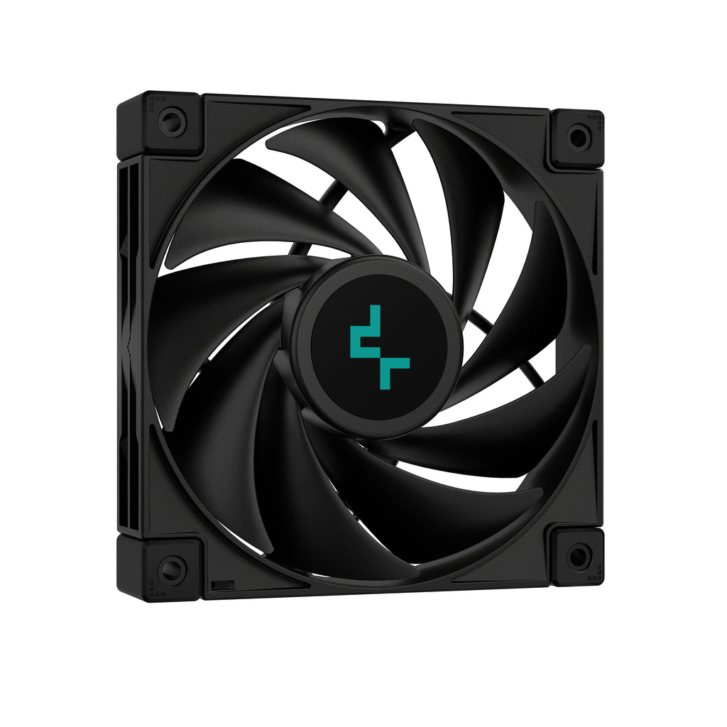 Deepcool AK400 ZERO DARK PLUS Ventirad Processeur 120 mm, Noir et Argent