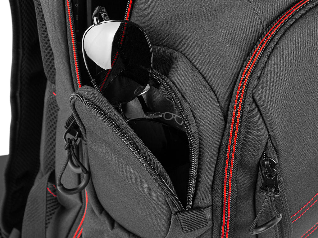 GENESIS Pallad 550 43,9 cm (17.3") Sac à dos Noir, Rouge