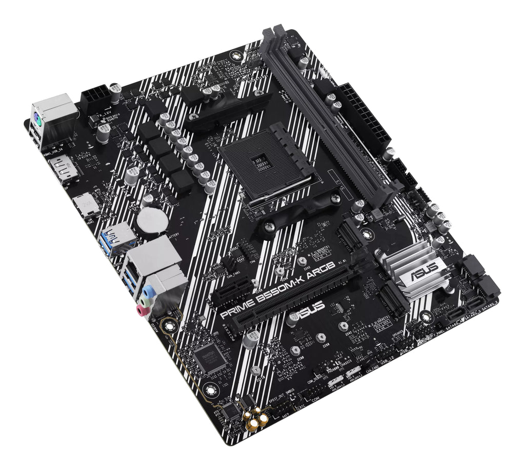 ASUS PRIME B550M-K ARGB Carte Mère AMD B550 Socket AM4 micro ATX