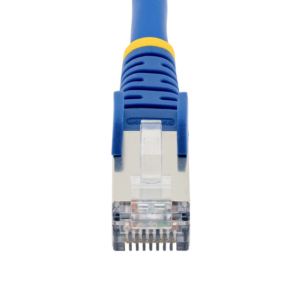 StarTech.com Câble Ethernet CAT6a 1,5m S/FTP LSZH 10 Gigabit 500MHz 100W PoE RJ45 Turquoise