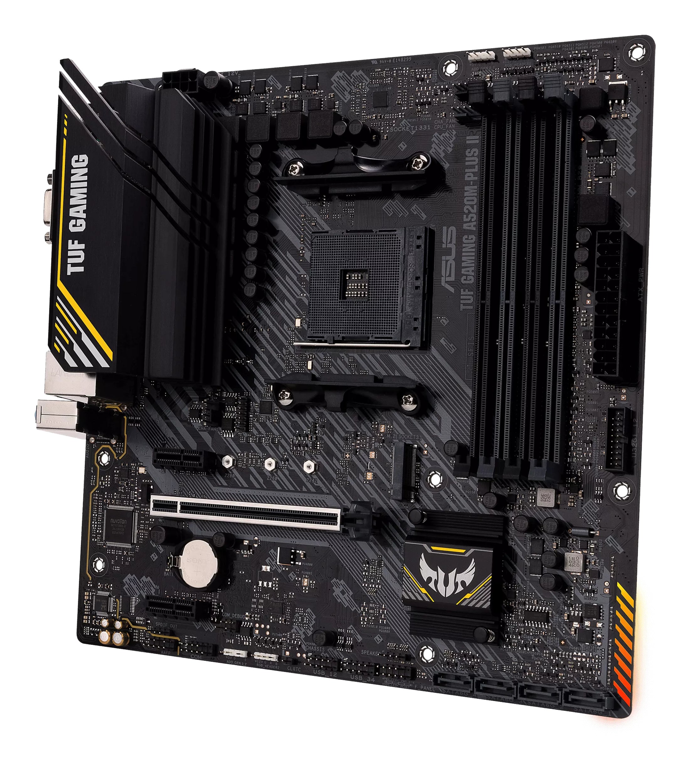 ASUS TUF GAMING A520M-PLUS II AMD A520 Emplacement AM4 micro ATX