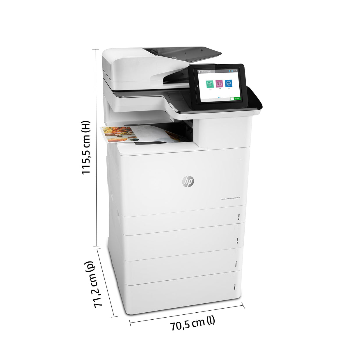 HP Color LaserJet Enterprise Imprimante multifonction M776dn - vue 7