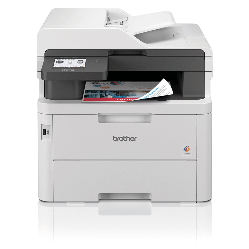 Brother MFC-L3760CDW Imprimante Multifonction LED A4, 600 x 2400 DPI, 26 ppm, Wifi