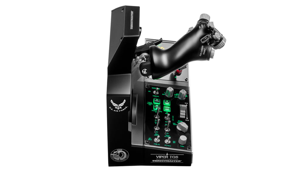 Thrustmaster Viper TQS Mission Pack Noir, Manette des Gaz USB pour Simulation de Vol PC