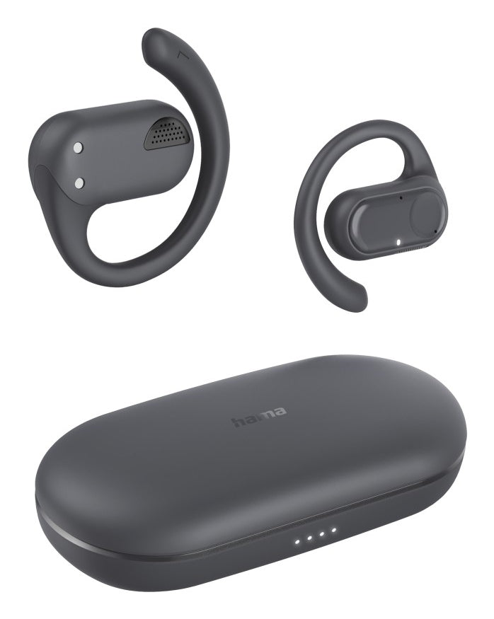Hama Spirit Open Casque True Wireless Stereo (TWS) Ecouteurs Appels/Musique Bluetooth Noir