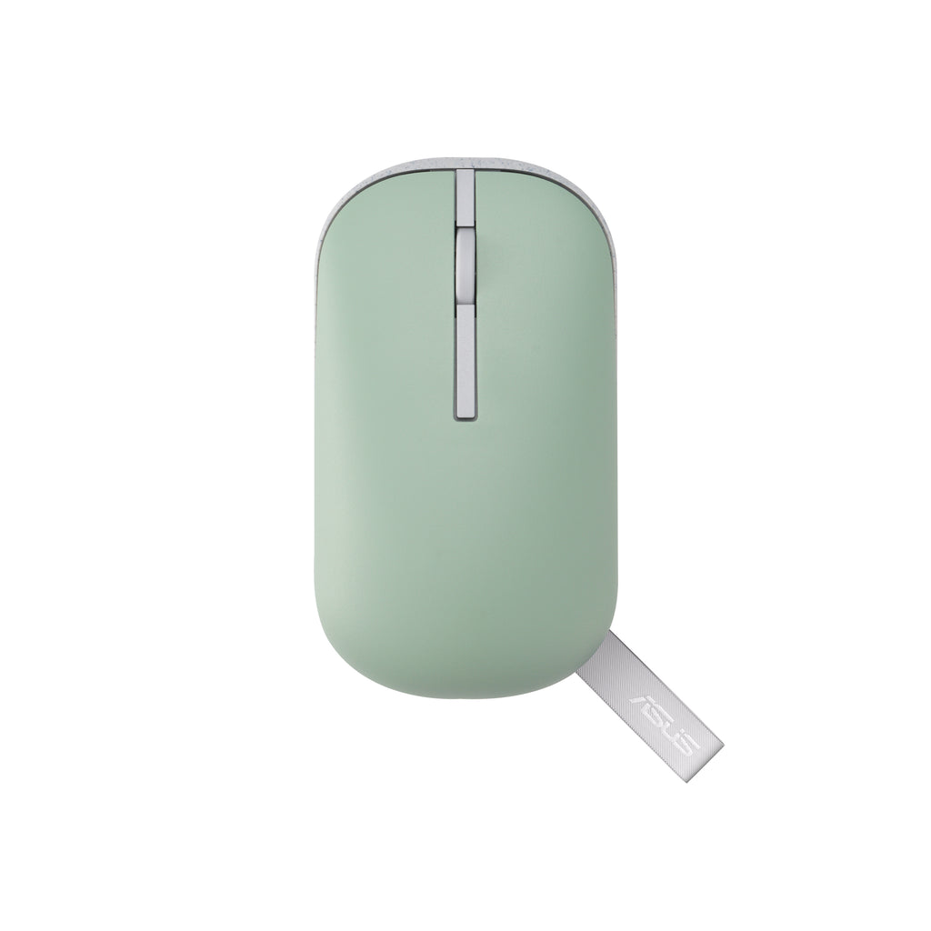 ASUS Marshmallow Mouse MD100 souris Bureau Ambidextre RF sans fil + Bluetooth Optique 1600 DPI
