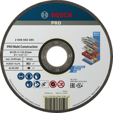 Bosch Bosch Disques à tronçonner Multi Construction – Rapido