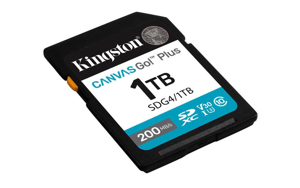 Kingston Technology Canvas Go! Plus 1 To SDXC Canvas Go Plus Gen4 200 Mo/s C10 UHS-I U3 V30