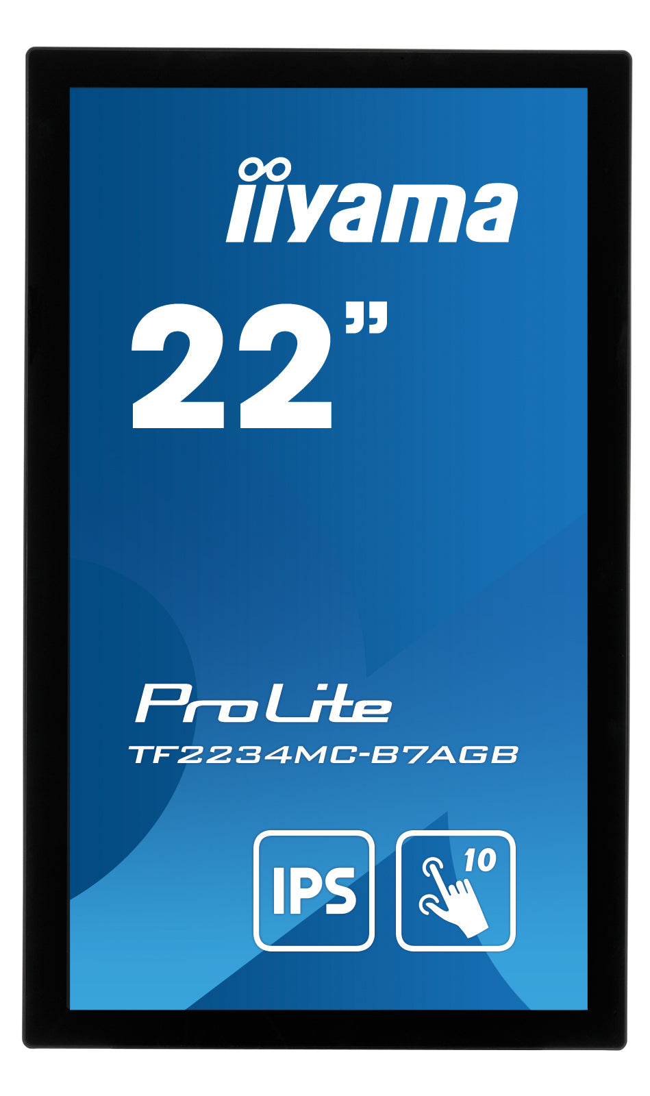 iiyama ProLite TF2234MC-B7AGB écran plat de PC 54,6 cm (21.5") 1920 x 1080 pixels Full HD LED Écran tactile Multi-utilisateur Noir
