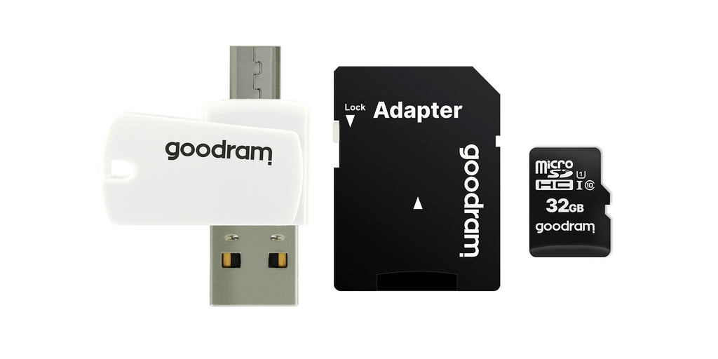 Goodram M1A4 All in One 32 Go MicroSDHC UHS-I Classe 10