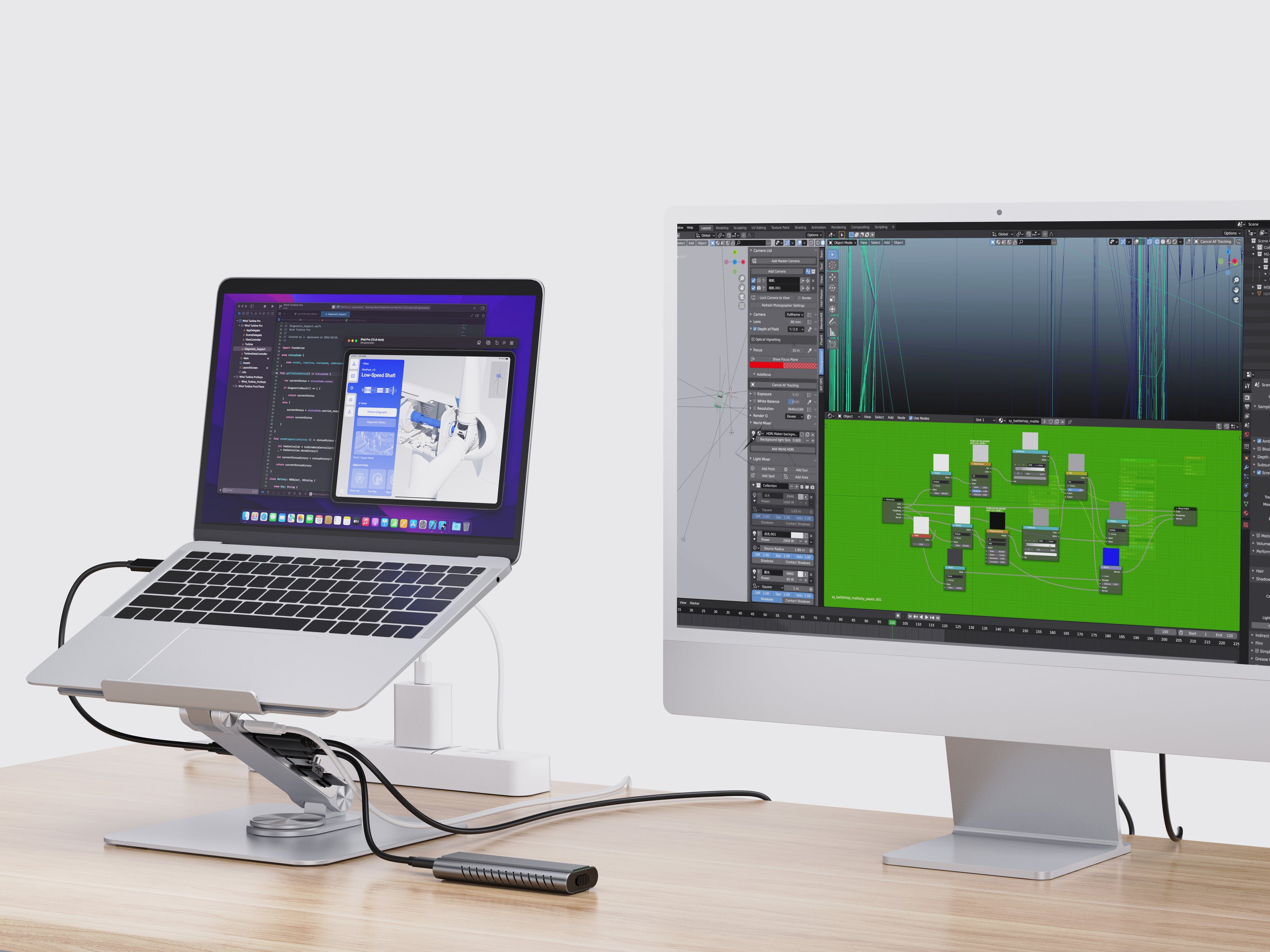 Conceptronic DONN27G Support de livres Supports de Laptop Argent