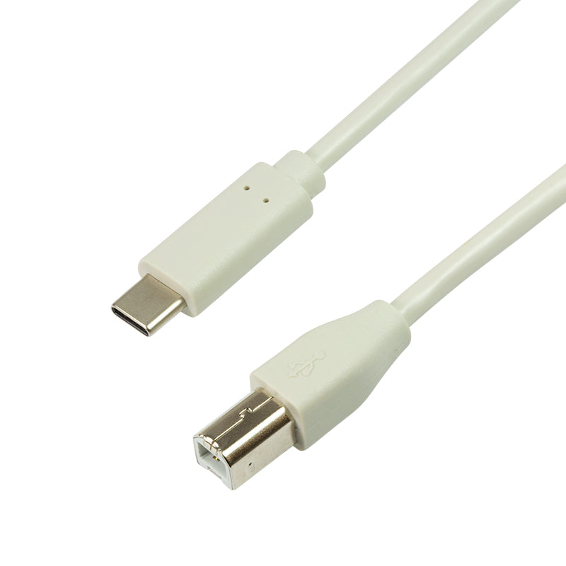 LogiLink CU0160 câble USB USB 2.0 1 m USB C USB B 0,48 Gbit/s Blanc