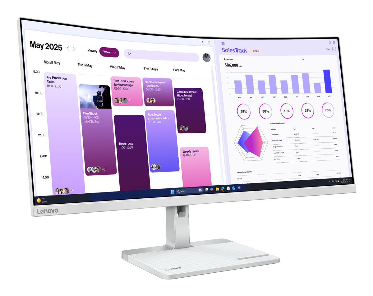 Lenovo L34W-4C Moniteur