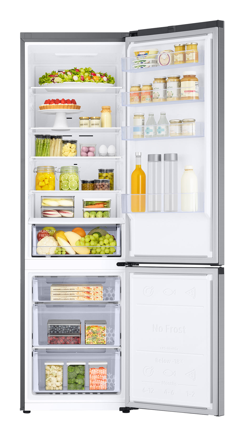 Samsung RB38C600ESA Pose libre 390 L Argent