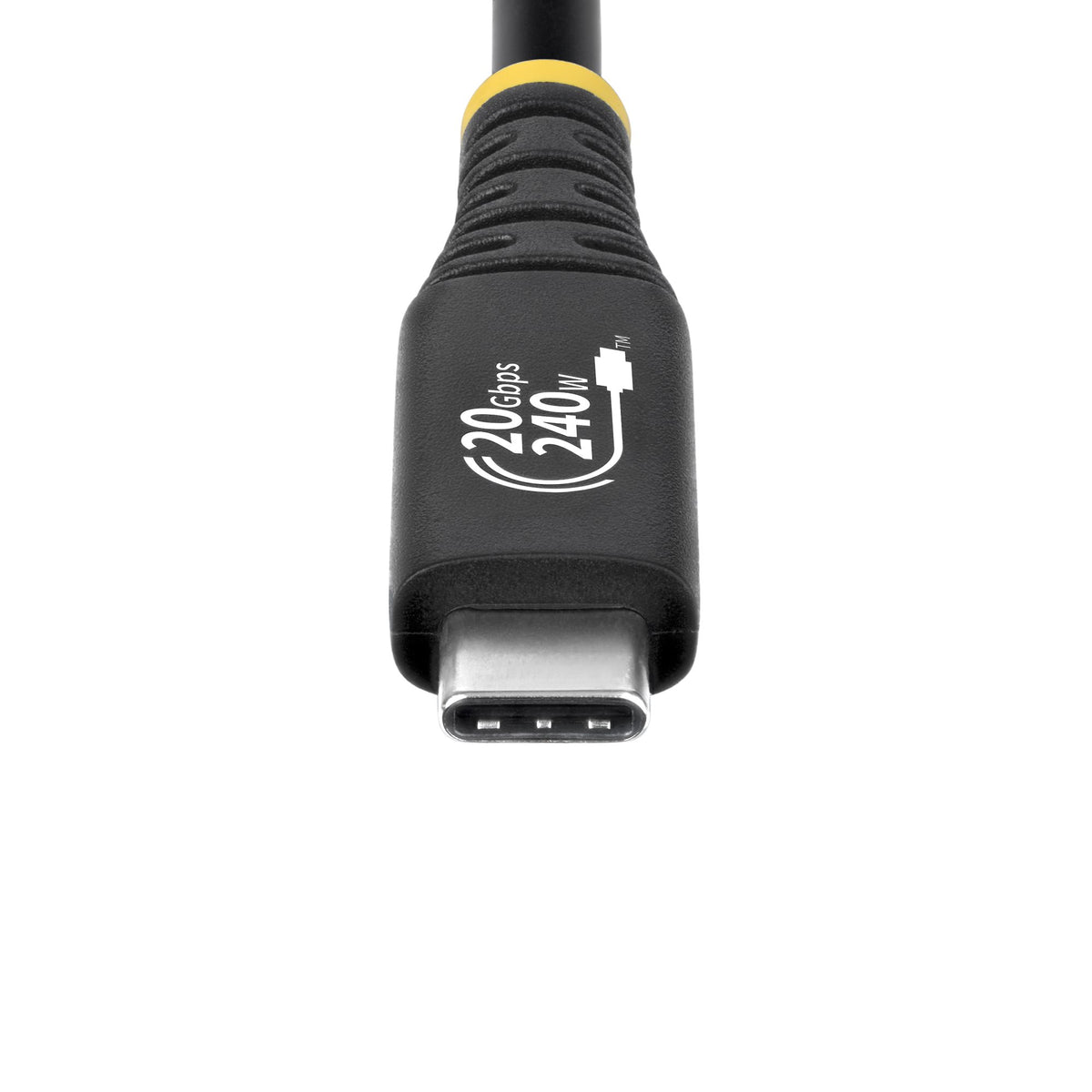StarTech.com Câble USB 4 USB-C 2m, 20 Gbps, PD EPR 240W, DP 1.4 4K 120Hz, Certifié USB-IF, Noir