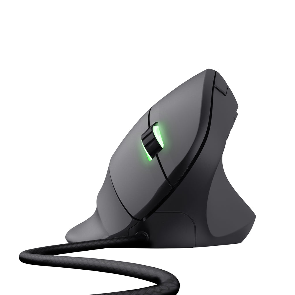 Trust GXT 144 Rexx Souris Gaming Verticale Ergonomique, Optique 10000 DPI, USB Type-A