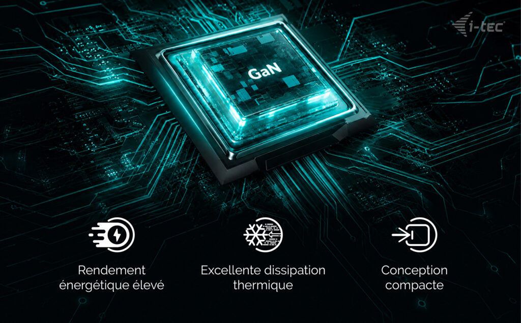 i-tec 100W USB-C GaN Charger - vue 6