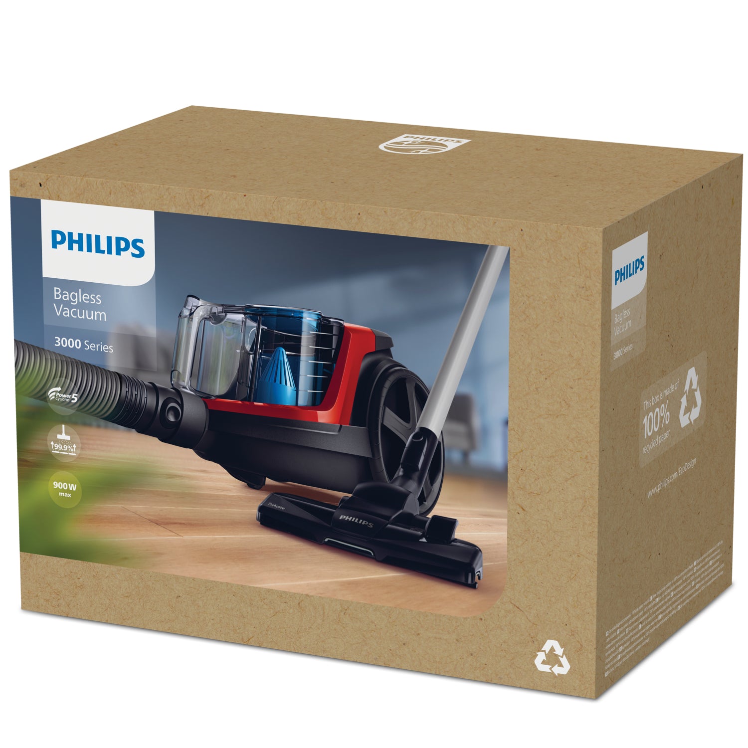Philips 3000 series Aspirateur sans sac PowerPro Compact FC9330/09