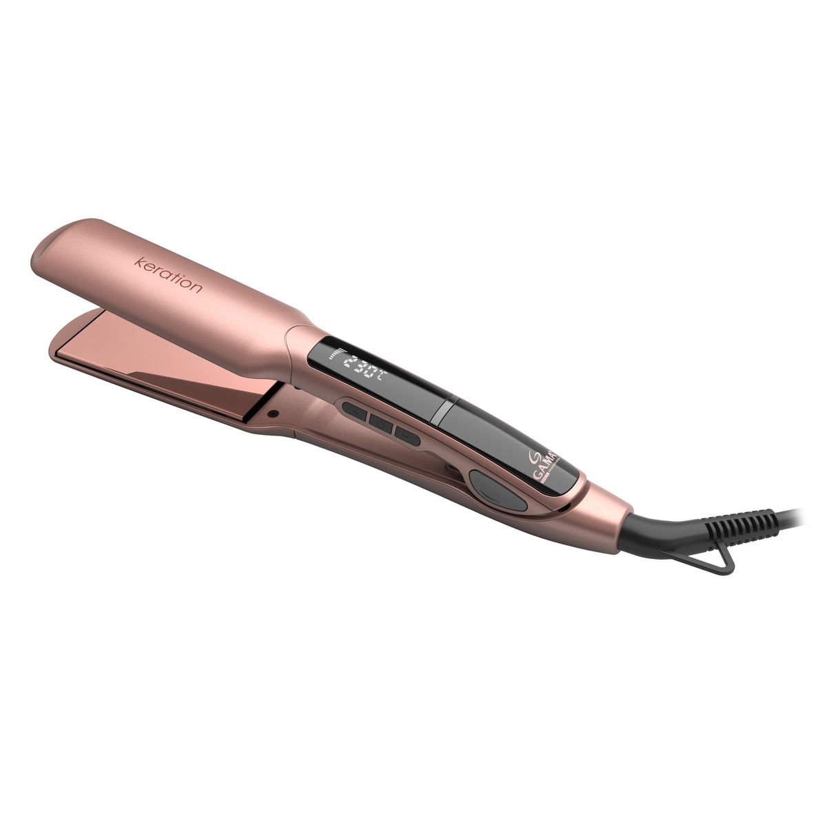 GA.MA GI3032 brosse soufflante et fer à lisser À chaleur Rose 59 W 1,9 m