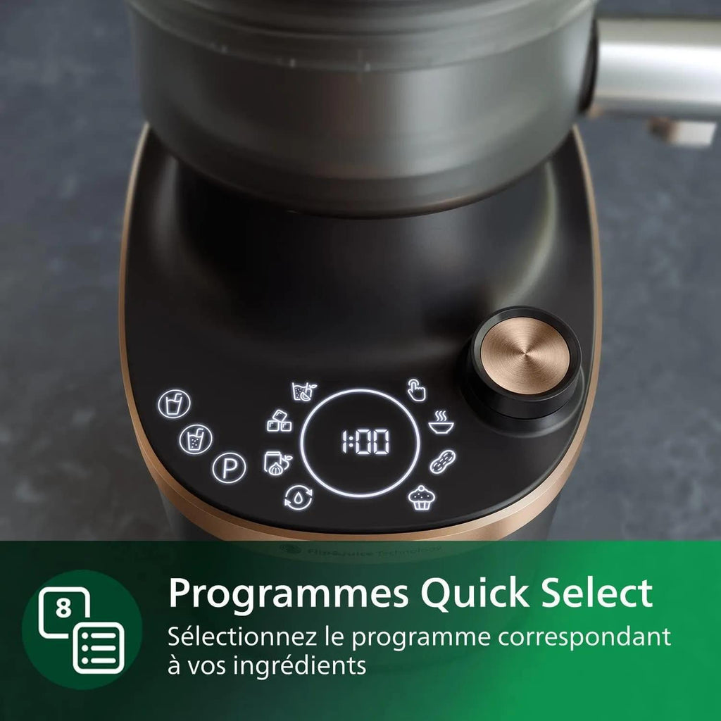 Philips Flip&Juice™ Blender HR3770/00 Blender haute vitesse avec module extracteur de jus