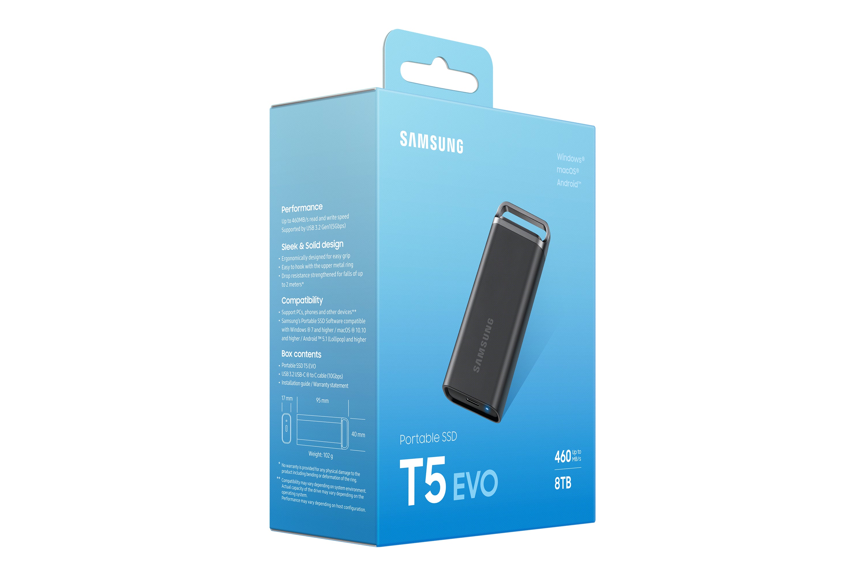 Samsung MU-PH8T0S 8 To 3.2 Gen 1 (3.1 Gen 1) Noir