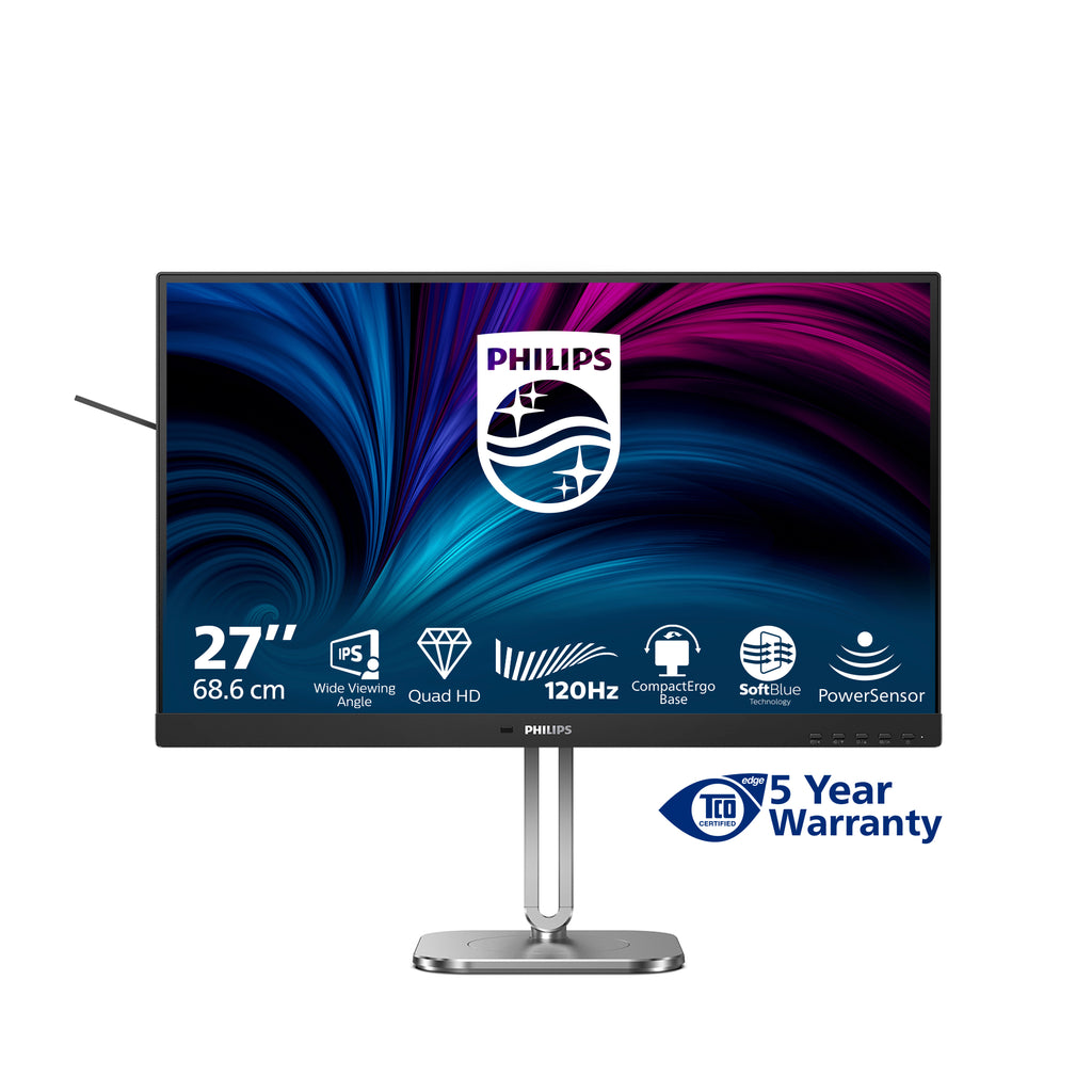 Philips 4000 series 27B2N4500/00 Moniteur PC 27" Quad HD 2560 x 1440 LCD Gris