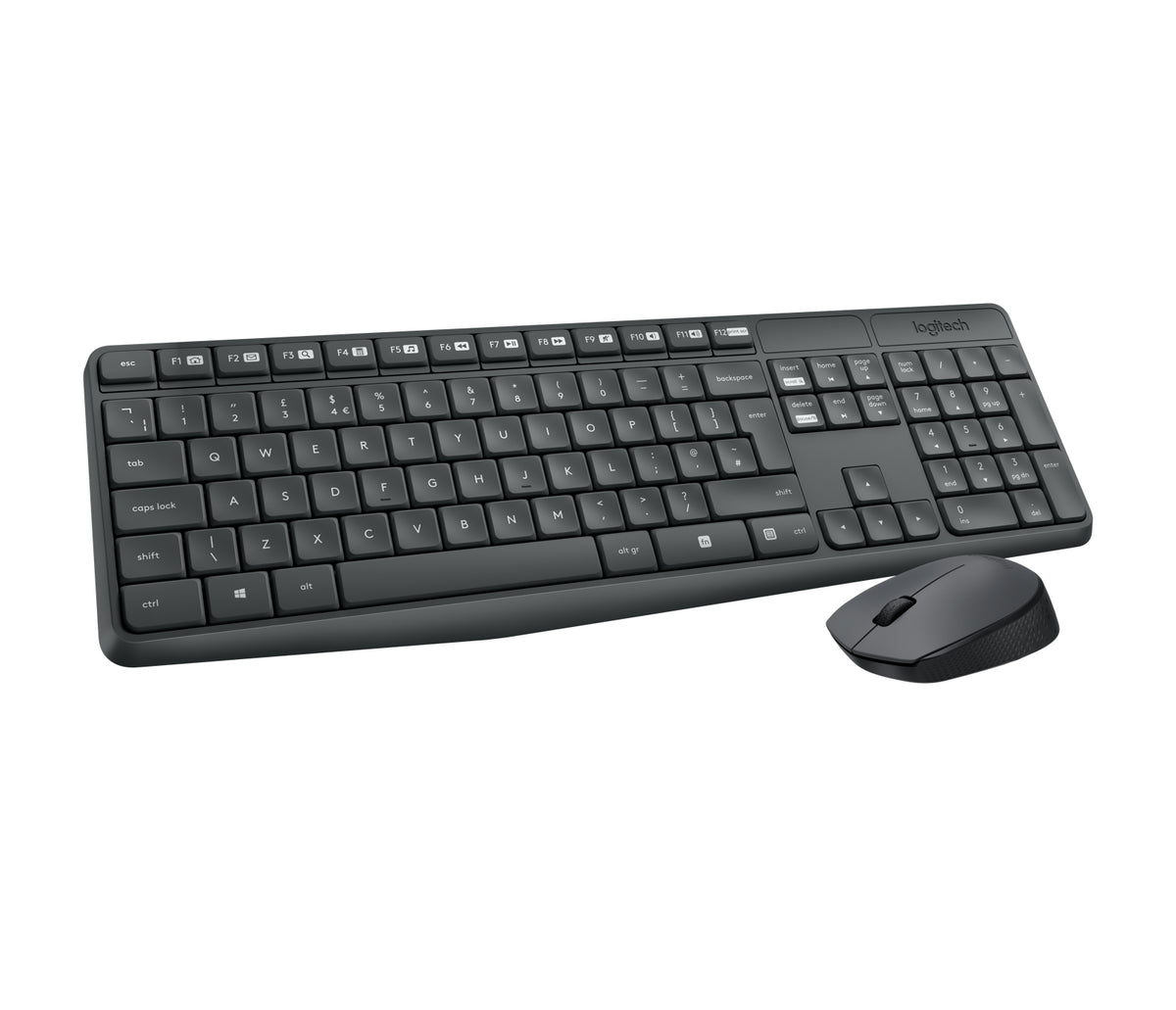 Logitech MK235 Ensemble Clavier et Souris Sans Fil, Disposition US International