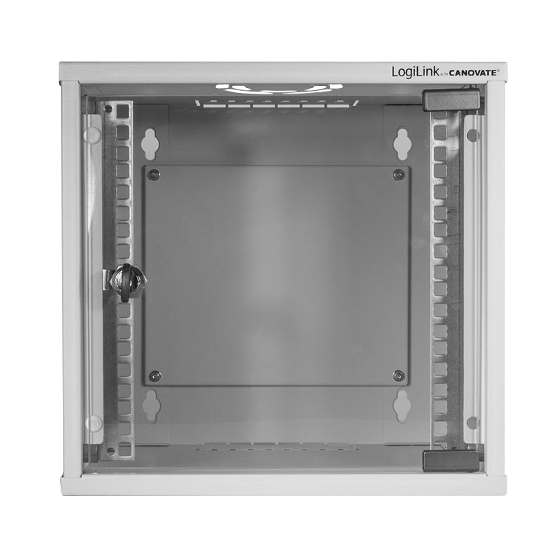 LogiLink W66Z30G étagère 6U Rack monté sur le mur Gris