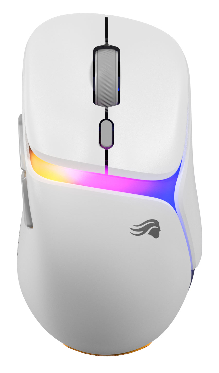 Glorious Gaming Glorious Gaming - Souris gaming sans fil Modèle D3 : Batterie échangeable InfinitePlay, Taux de rapport 8 kHz, Switch optiques 130M de clics, Ultralégère 69 g, Capteur optique 30k DPI, RGB - Blance