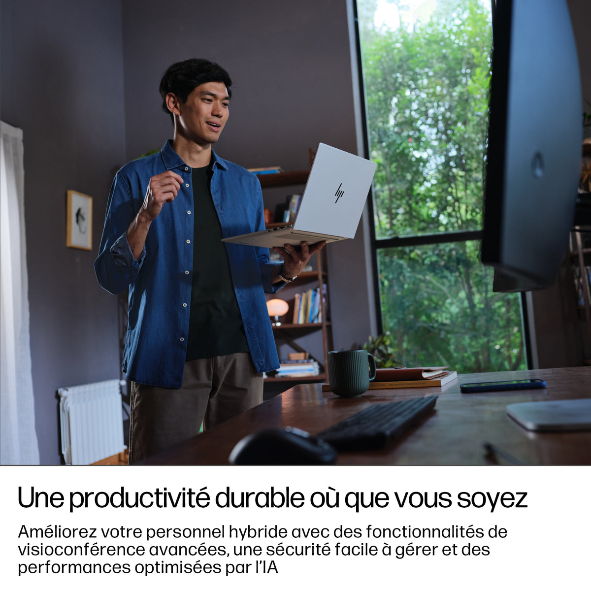 HP EliteBook 8 G1i AI Intel Core Ultra 5 225U Ordinateur portable 35,6 cm (14") WUXGA 32 Go DDR5-SDRAM 512 Go SSD Wi-Fi 7 (802.11be) Windows 11 Pro AI PC Argent - vue 7