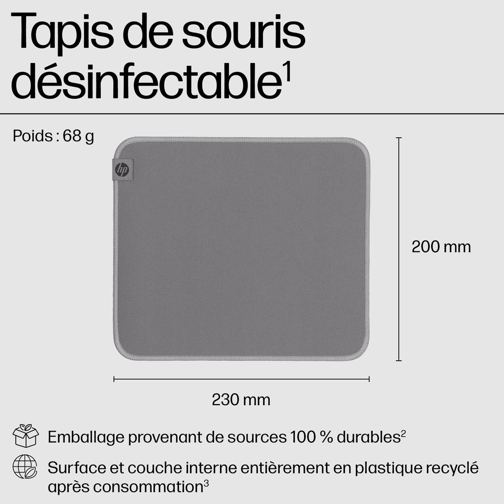 HP Tapis de souris désinfectable 100