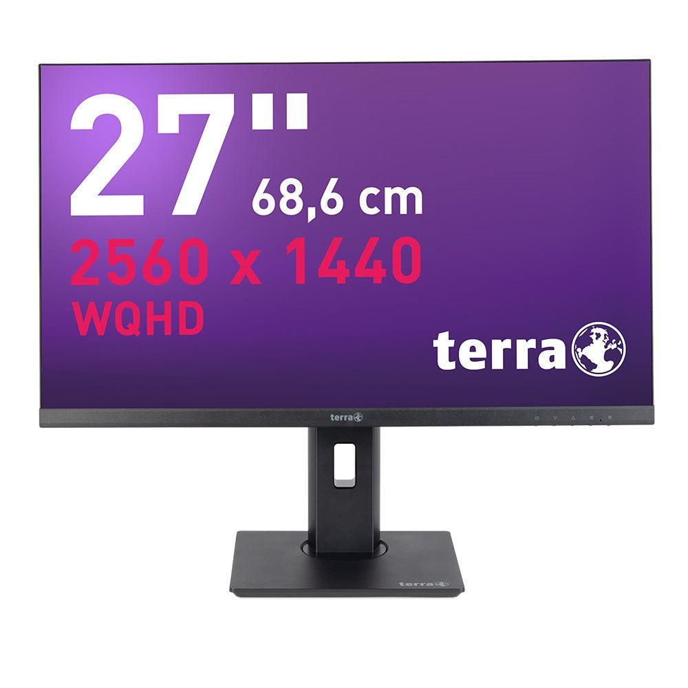 TERRA 3030223 écran plat de PC 68,6 cm (27") 2560 x 1440 pixels Wide Quad HD LCD Noir