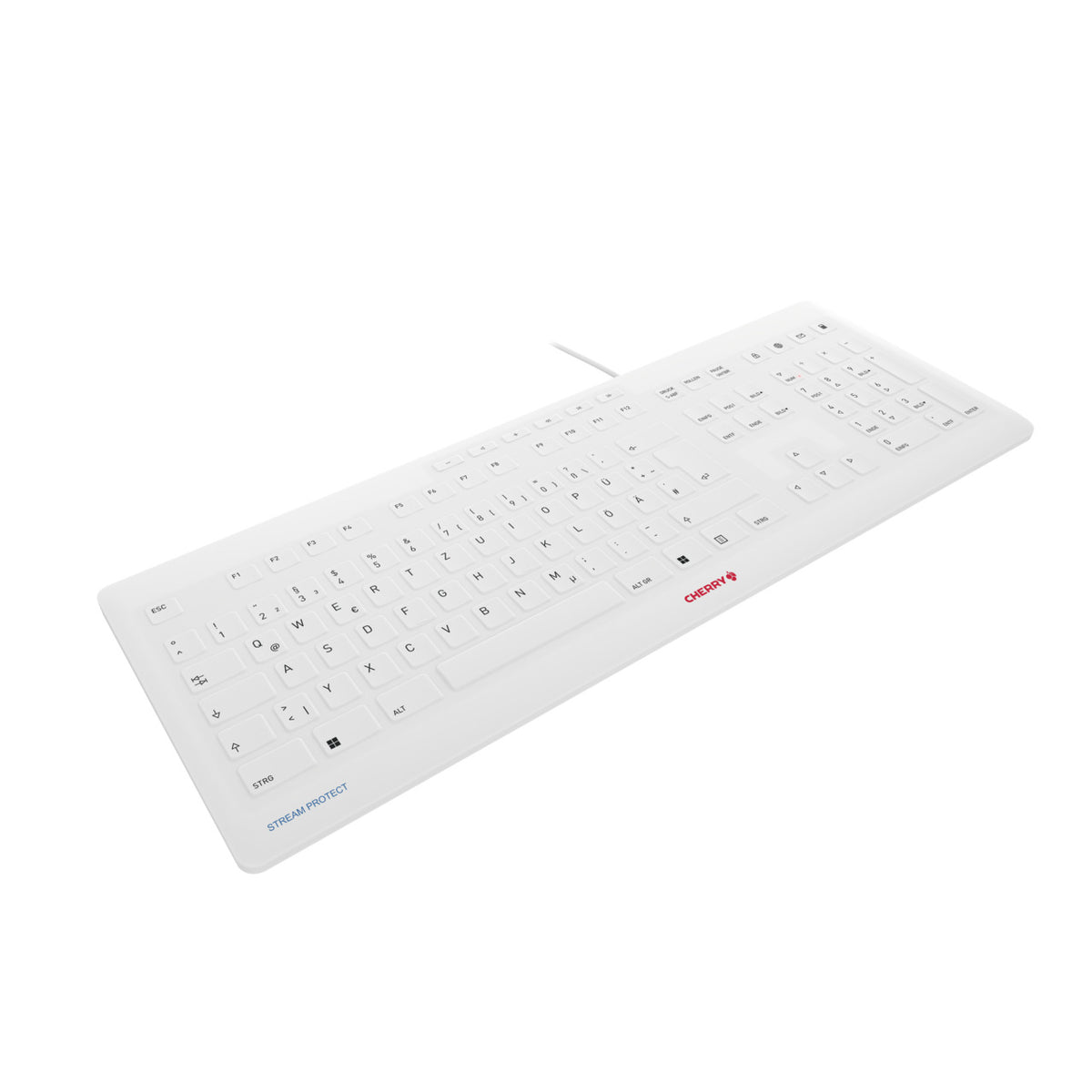 Contour Design Stream clavier Universel USB QWERTZ Allemand Gris