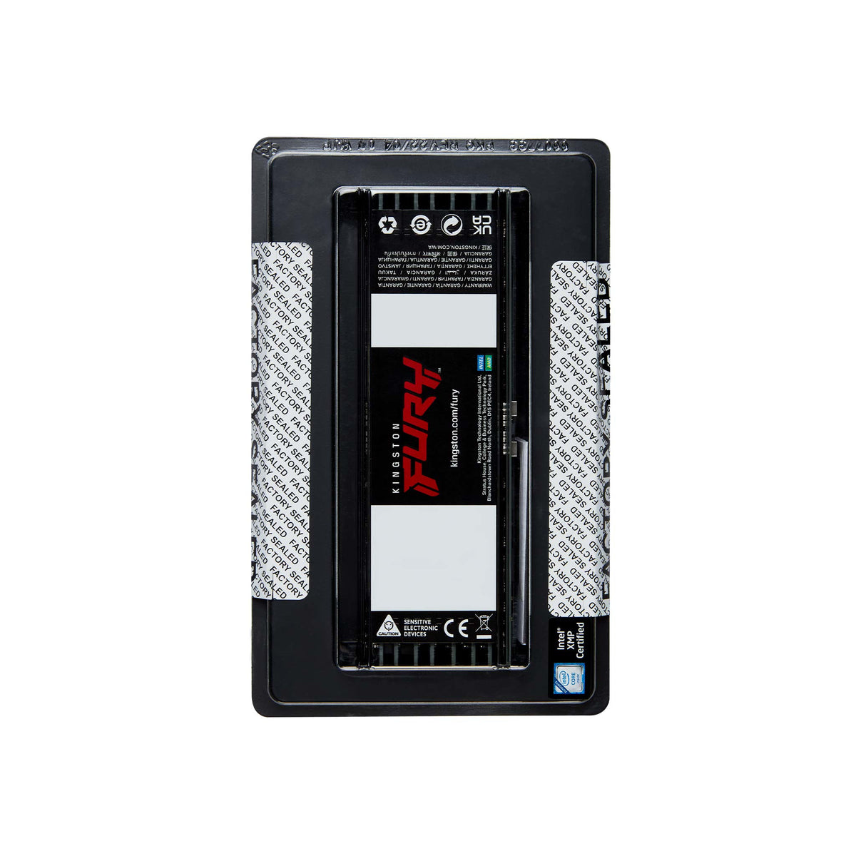 Kingston Technology FURY 128GB 7600MT/s DDR5 ECC Reg CL40 DIMM (Kit of 8) Renegade Pro Black - vue 4