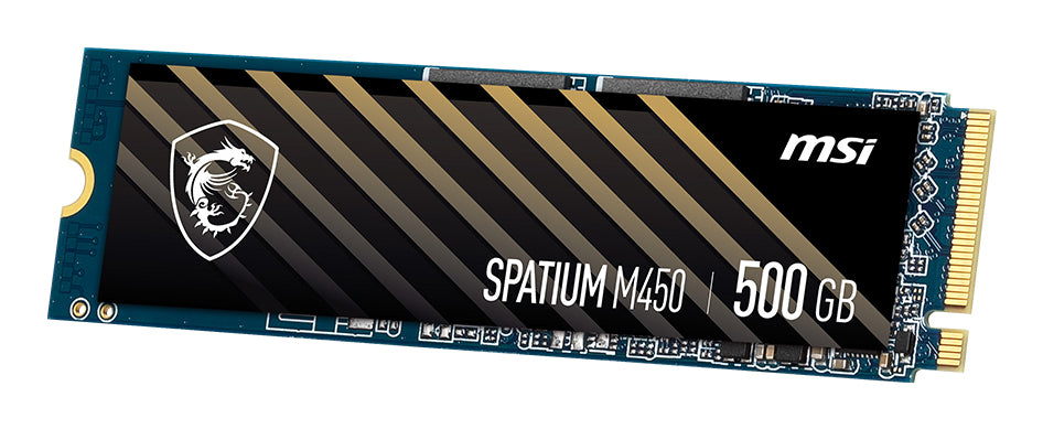 MSI Spatium M450 PCIe 4.0 NVMe M.2 500GB V1 500 Go PCI Express 4.0 3D NAND