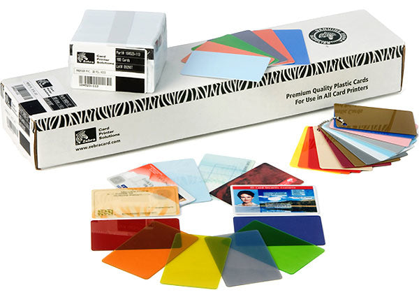 Zebra Cartes PVC Premier 15 mil, Pack de 500