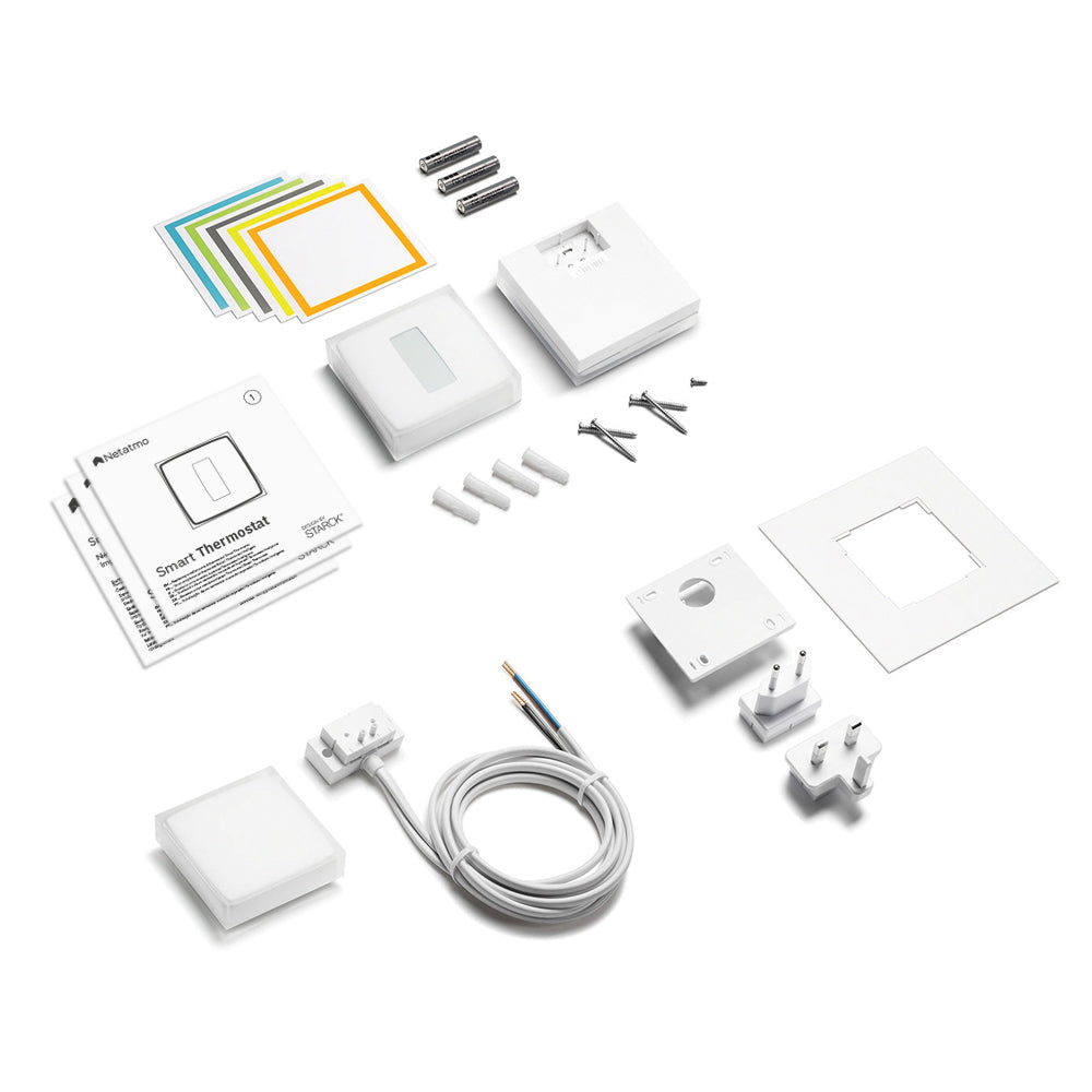 Netatmo NBU-NTH-NAV thermostat RF Transparent, Blanc