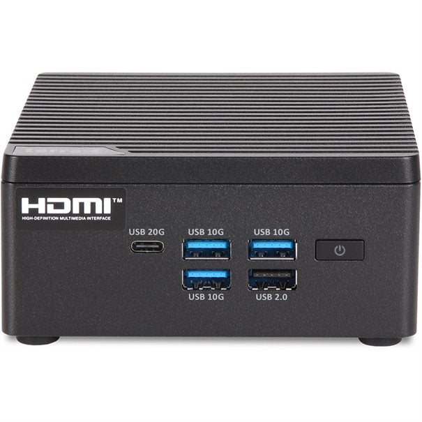 TERRA Micro 6100V1 Intel Core Ultra 5 125H 16 Go DDR5-SDRAM 500 Go SSD Windows 11 Pro Micro PC Mini PC Noir