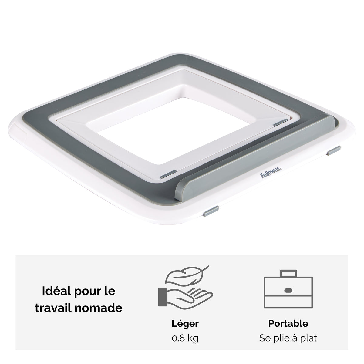 Fellowes Support QuickLift pour Ordinateur Portable I-Spire Series, Blanc