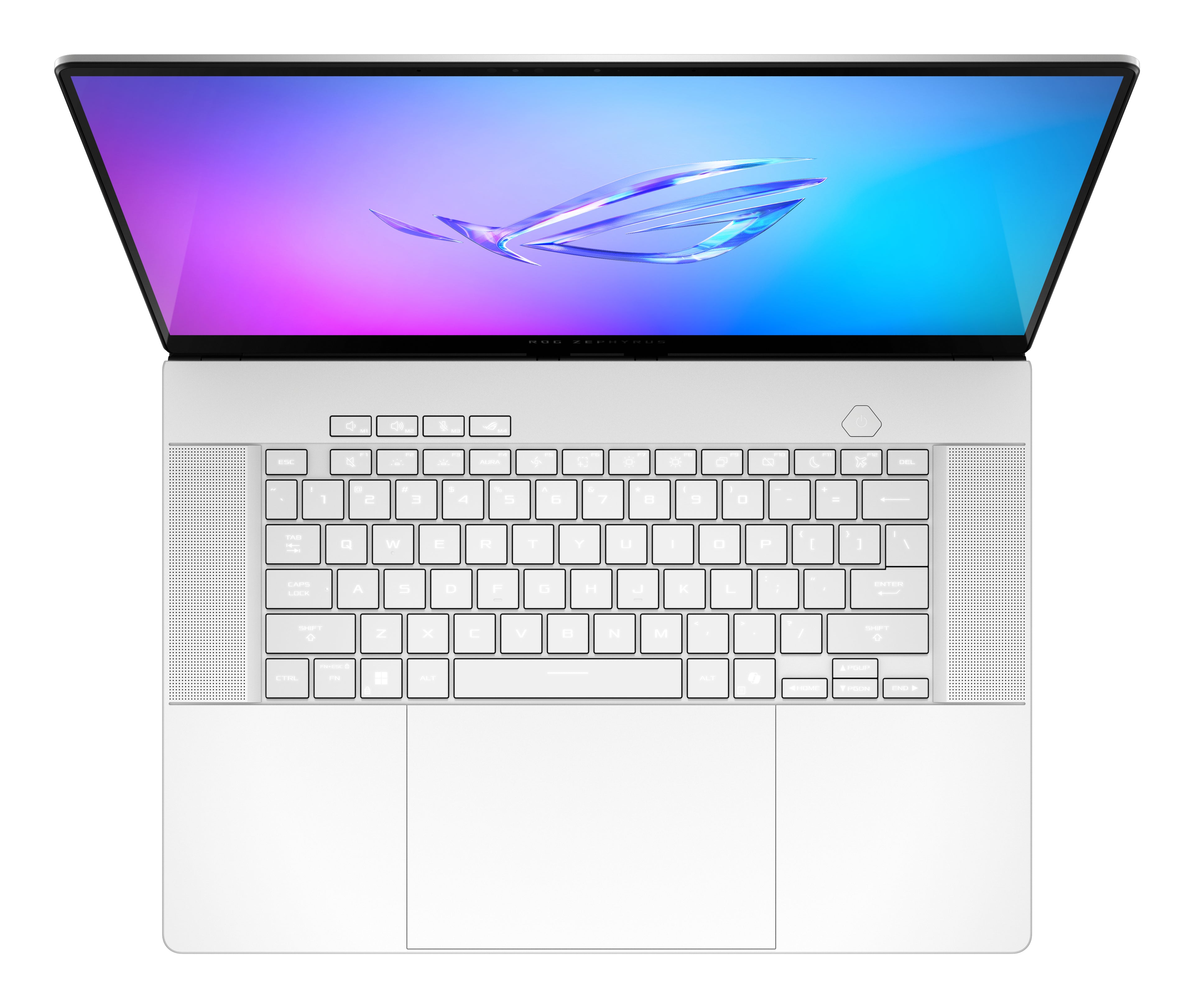 ASUS ROG Zephyrus G16 GA605KH-QR011W AMD Ryzen AI 7 350 Ordinateur portable 40,6 cm (16") WQXGA 16 Go LPDDR5x-SDRAM 1 To SSD NVIDIA GeForce RTX 5050 Wi-Fi 7 (802.11be) Windows 11 Home Allemand Blanc