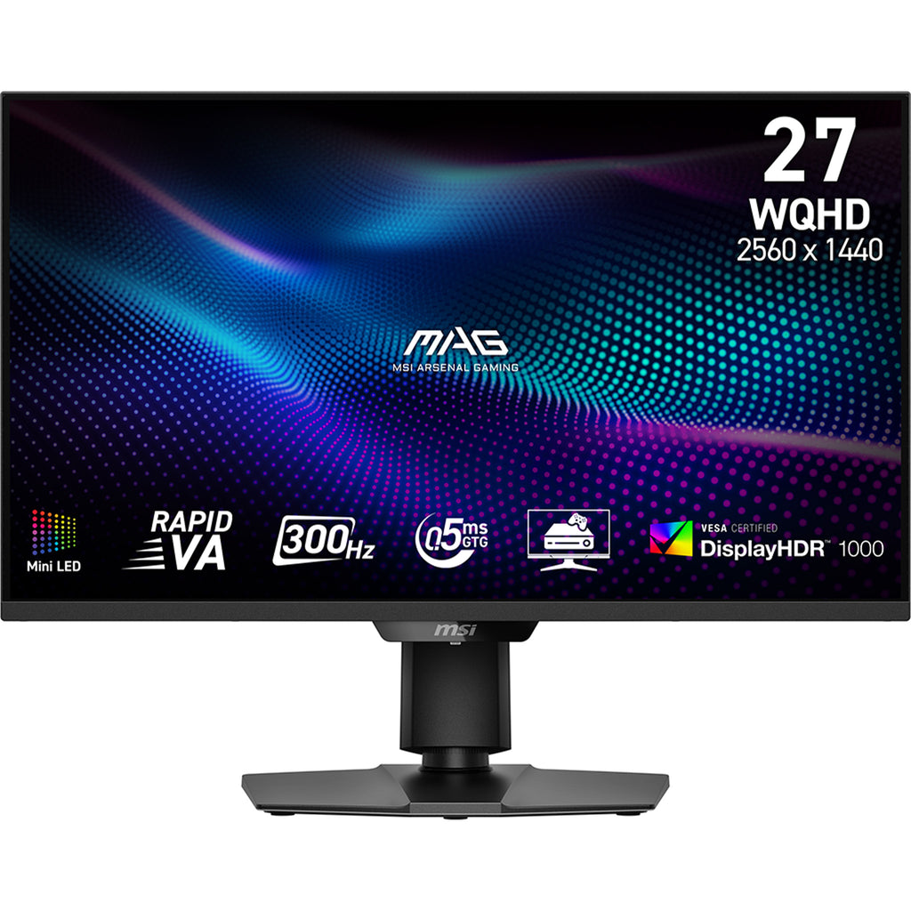 MSI MSI MAG 274QPF X30MV écran plat de PC 68,6 cm (27") 2560 x 1440 pixels Wide Quad HD LCD Noir